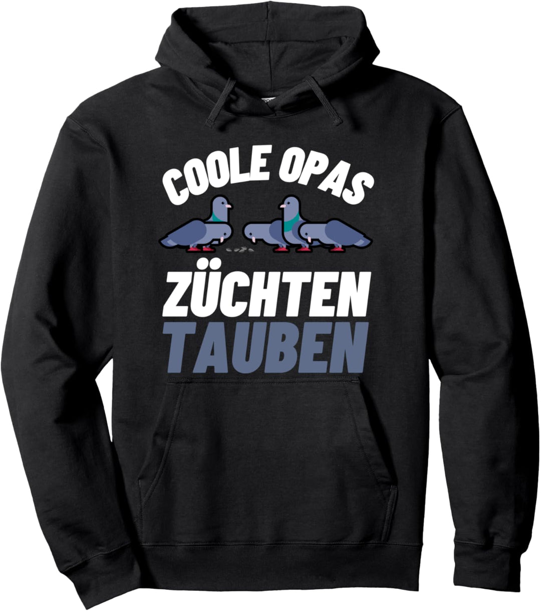 Coole Opas Züchten Tauben Taubenzucht Grossvater Rentner Opa Pullover Hoodie