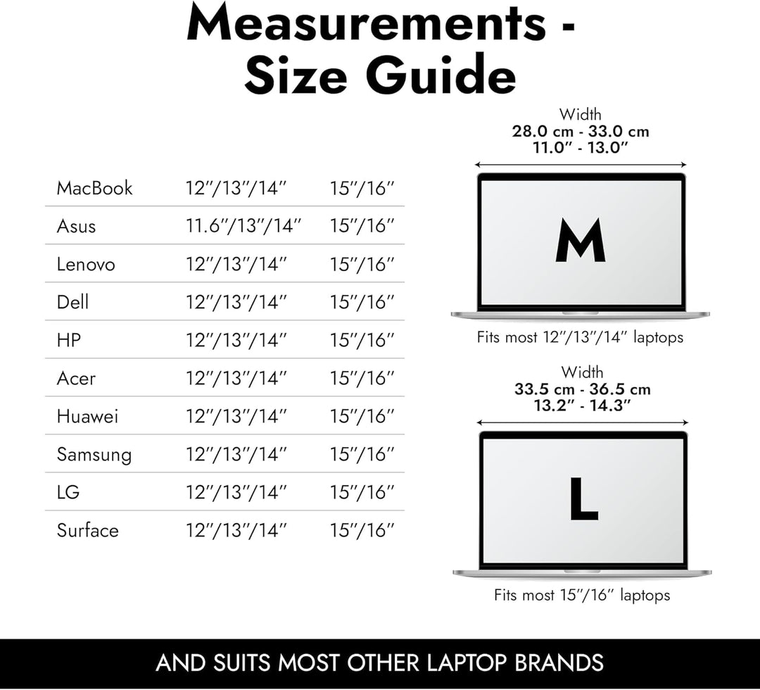 Philbert Design - St. Tropez Slim Hood für 12"/13"/14″ Laptops.Sonnenblende/Privatsphäre, hitzebestä
