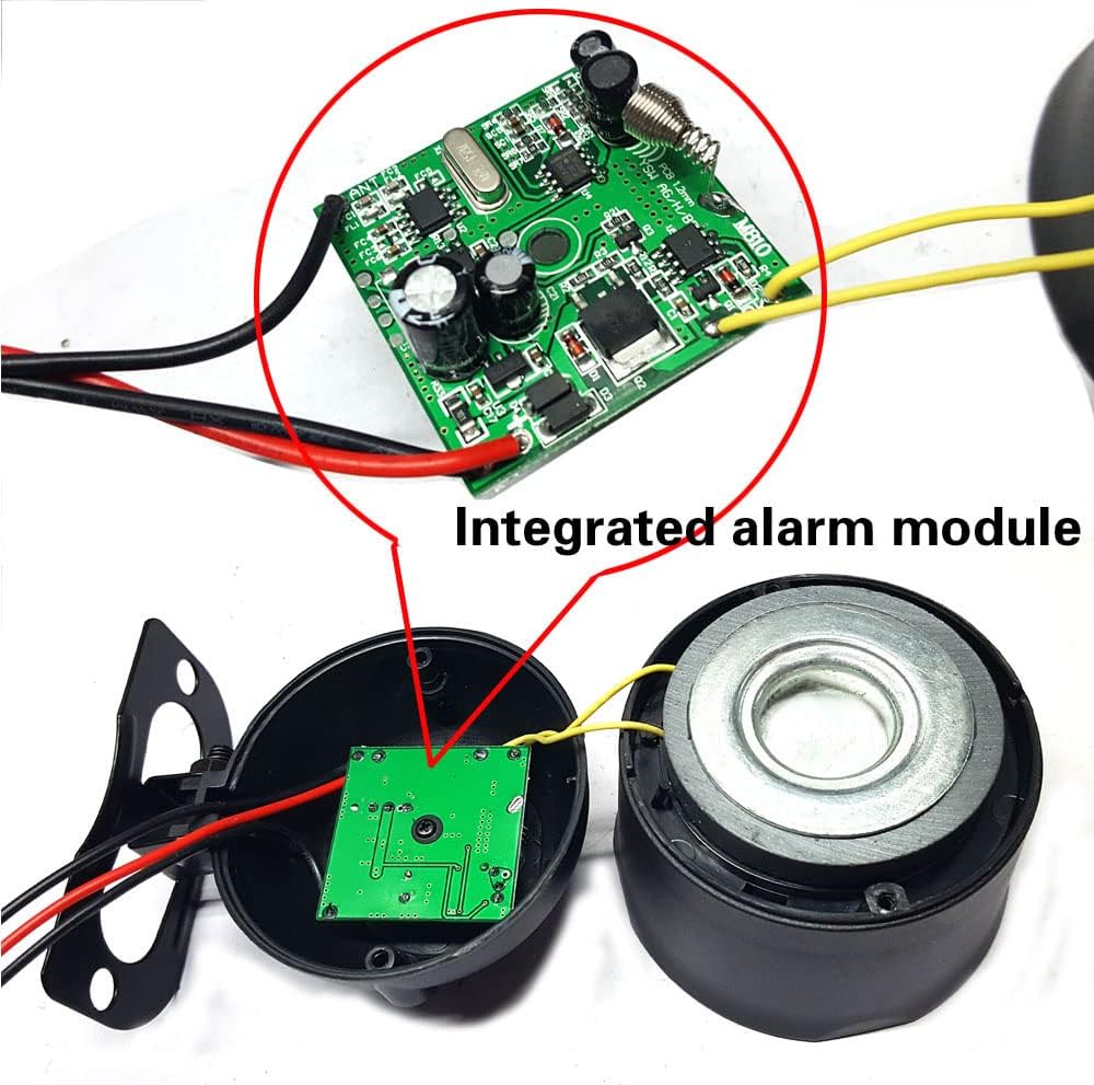 Riloer 12V 20W Cw-8110 Car Anti-Diebstahl-Alarm-Sirene, Automative Sicherheit Horn mit Fernbedienung
