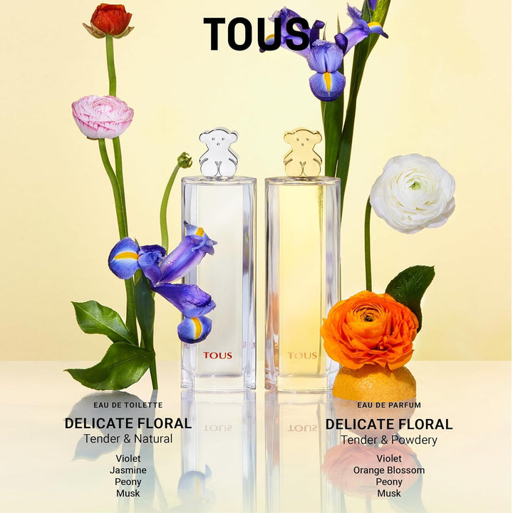 Tous L'Eau, Eau de Parfum für Frauen, holzig-blumiger Duft, 90ml Zerstäuber