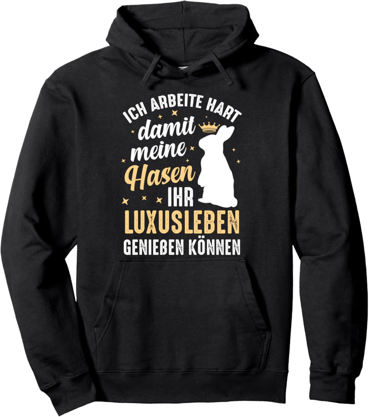 Hase Kaninchen Karnickel Stallhase Lustiges Pullover Hoodie