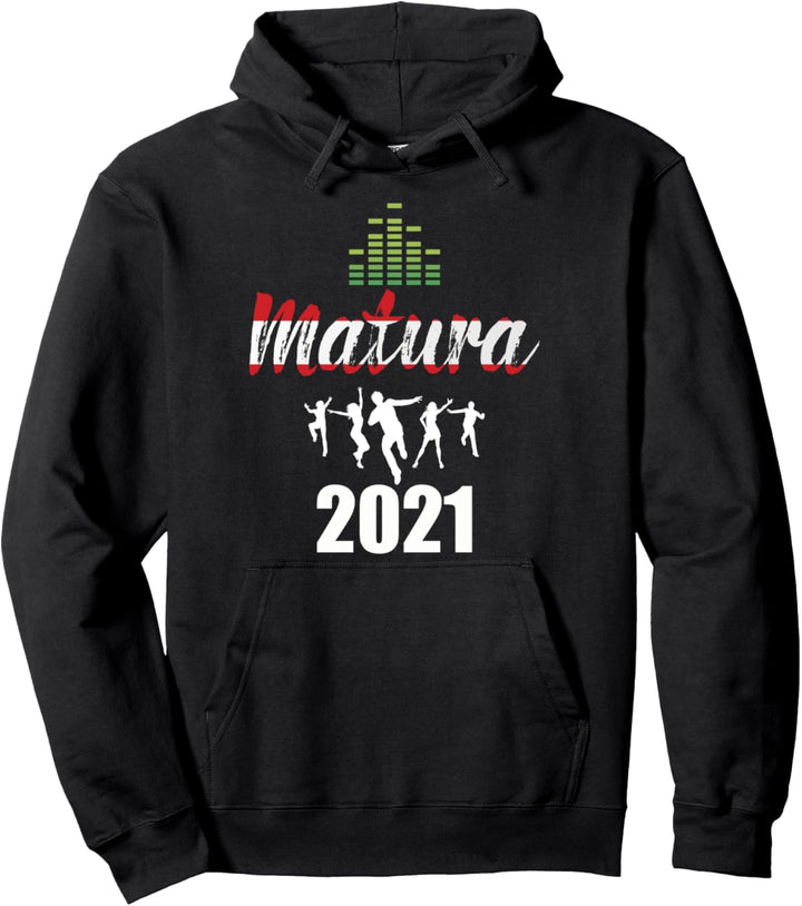Matura Österreichische Flagge 2021 Pullover Hoodie