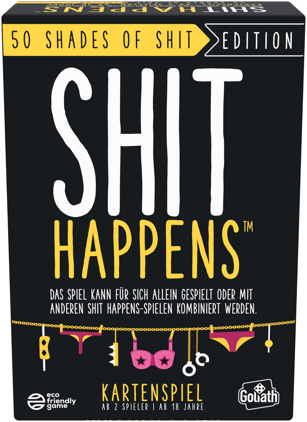 Goliath – Shit Happens: 50 Shades of Shit, Kartenspiel ab 18 Jahren, Gesellschaftsspiele für Erwachs