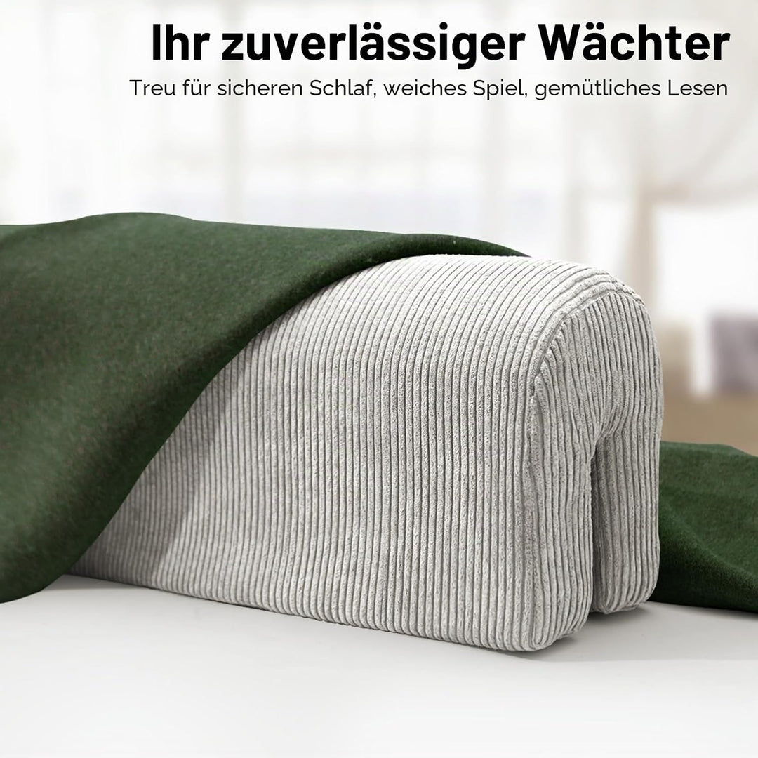 AEOCOO Bettkantenschutz für Kinderbetten 70 cm – weiche Memory-Schaum Bettumrandung, Rausfallschutz