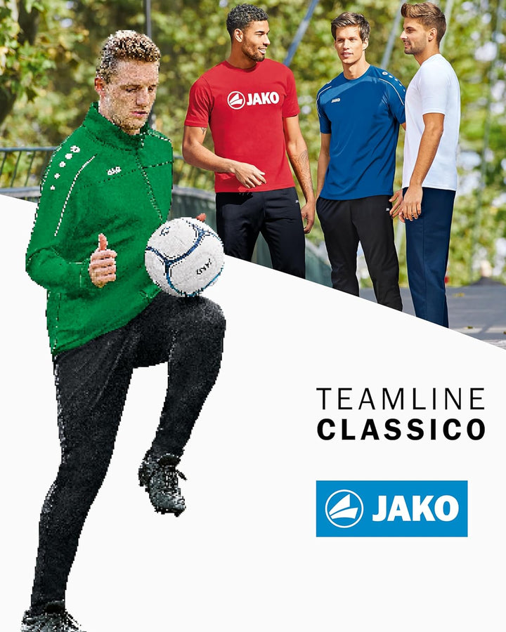Jako Trainingshose, Polyesterhose Classico, Jogginghose Herren mit elastischem Bund & Seitentaschen,