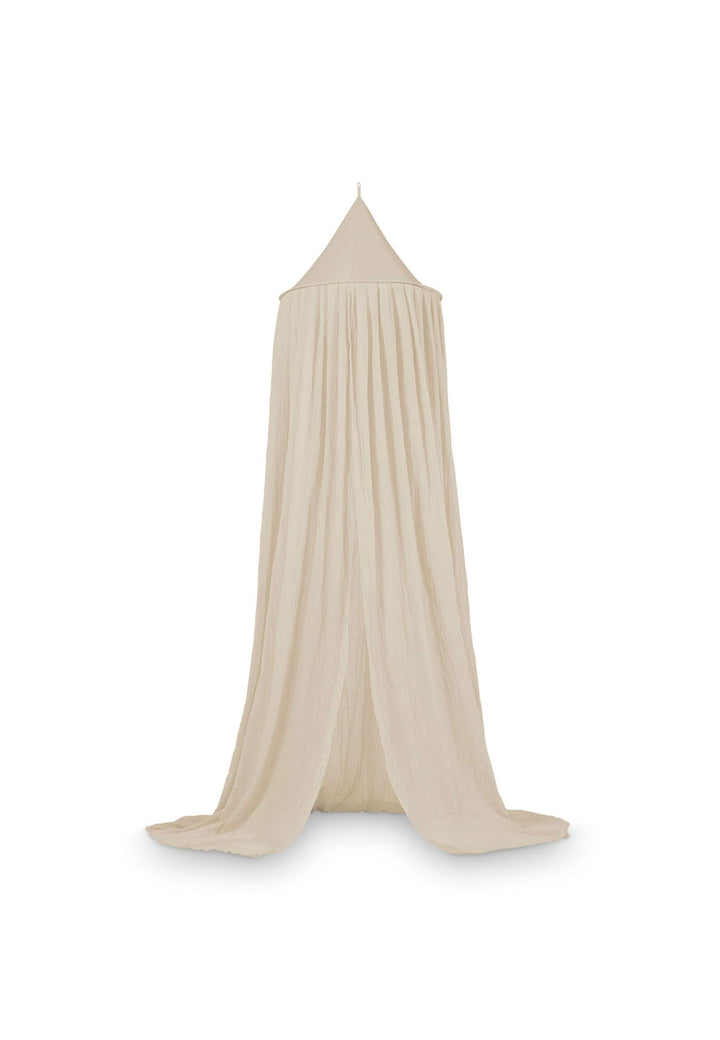 Jollein Baldachin Vintage Nougat - Höhe 245 cm - Betthimmel Babybett Kinderzimmer - Beige