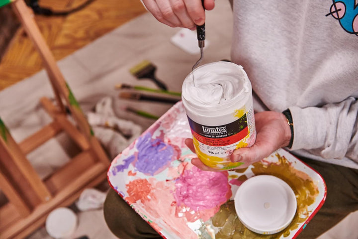 Liquitex 5121 Professional glänzendes schweres Gel Medium für Acrylfarben, erhöht den Oberflächenwid