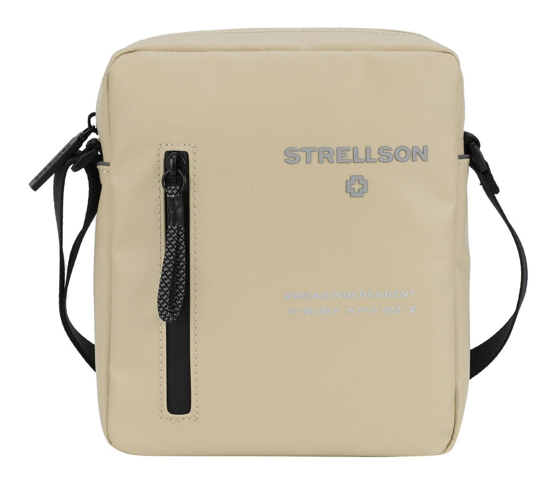 Strellson - marcus stockwell 2.0 Schultertasche für Herren in Beige, Masse 18x21x5 cm, Beige
