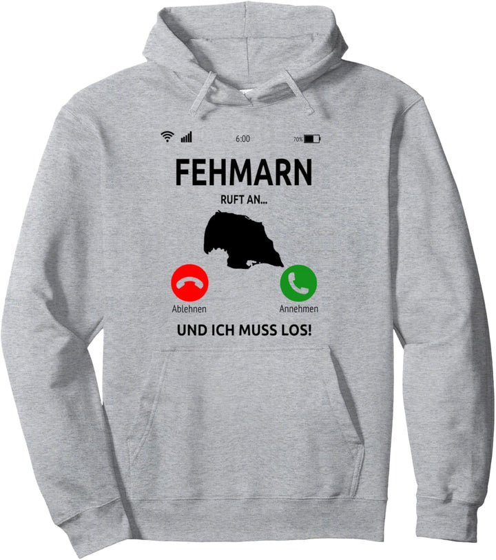 Fehmarn Ruft An Design Insel Urlaub Ostsee Pullover Hoodie