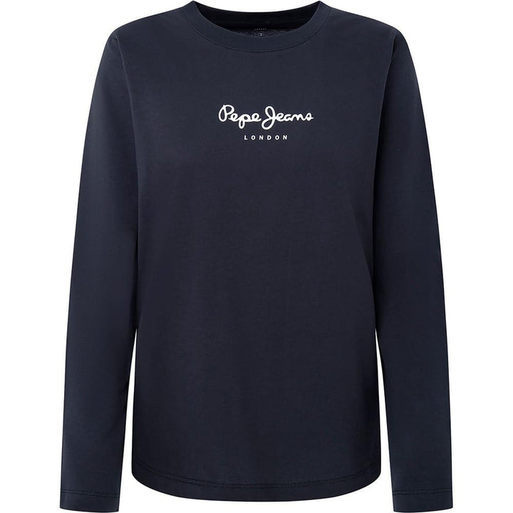 Pepe Jeans Herren Wendys Ls T-Shirt XS Schwarz (Black), XS Schwarz (Black)