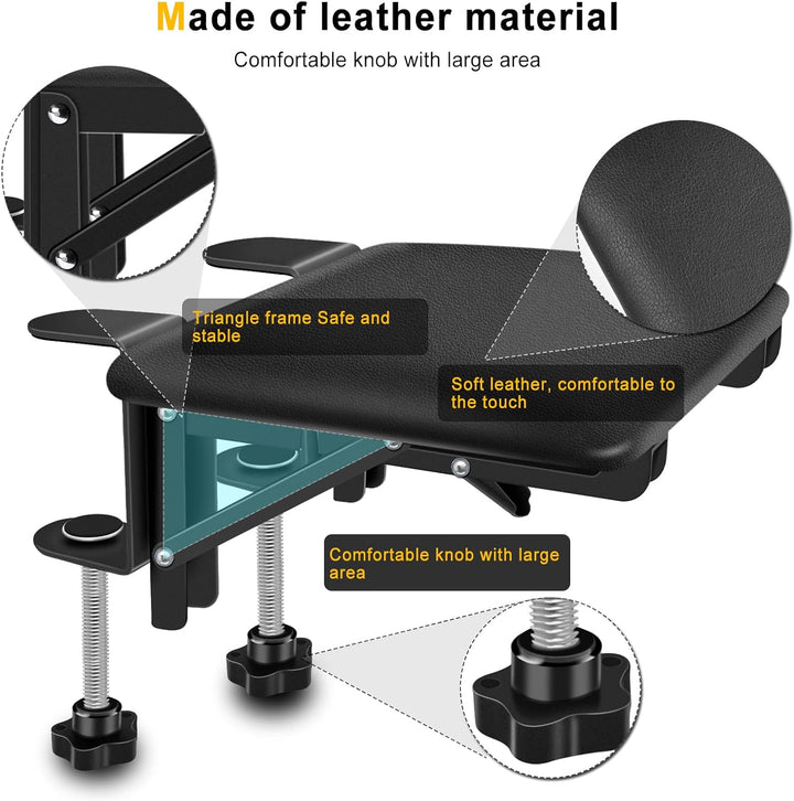 Giecy Armauflage schreibtisch Extender, Ergonomische faltbare Computertisch Armlehnenstütze Armlehne