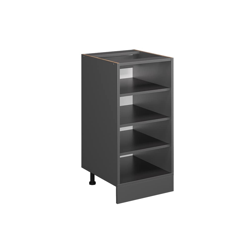 Vicco Küchenregal R-Line, Anthrazit/Anthrazit, 40 cm ohne Arbeitsplatte Anthrazit Regalunterschrank