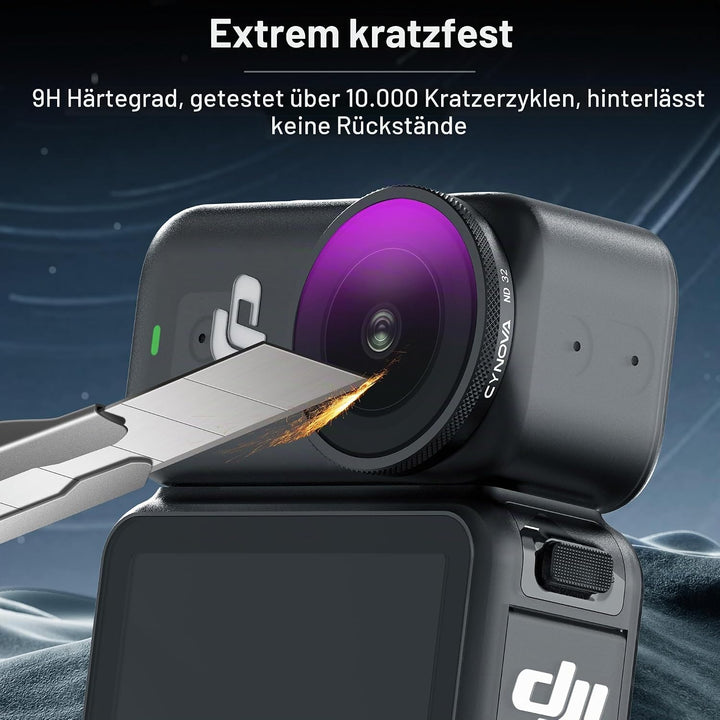 CYNOVA Osmo Nano ND Filter,3er Pack ND8, ND16, ND32,Osmo Nano Filterset Kompatibel mit DJI Osmo Nano