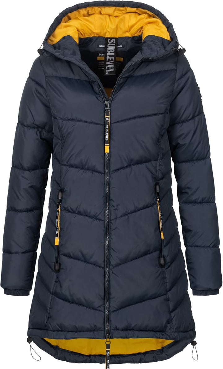 Sublevel Damen Mantel Winterjacke warme Jacke Outdoorjacke mit Kapuze sportlicher Damen Mädchen Park