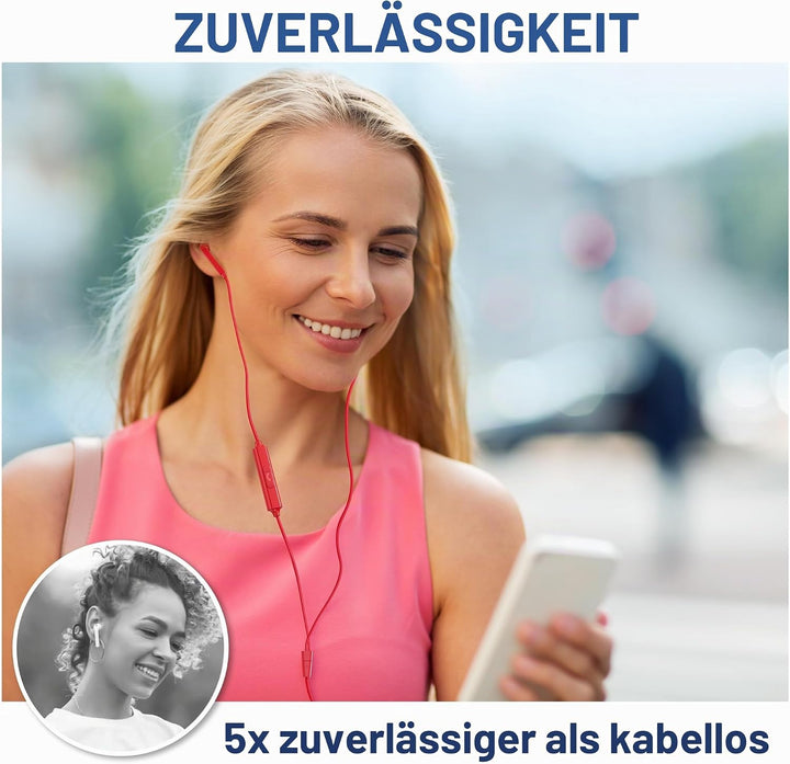 LUDOS FEROX USB C Kopfhörer, 5 Jahre Garantie für iPhone 16 15 Pro Max Plus Samsung Galaxy S24 S23 U