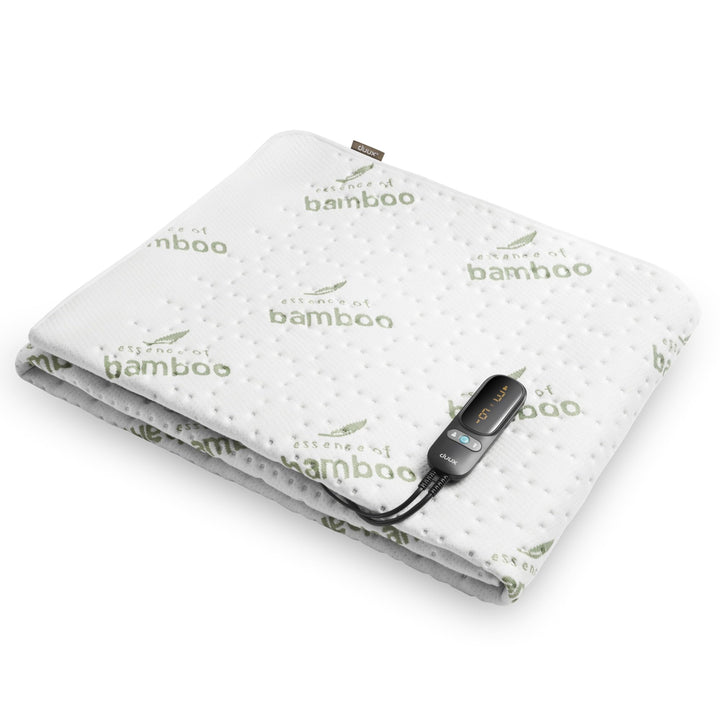 Duux Snooze Bambus Elektrische Unterdecke – Bambus Decklack – 6 Heizstufen & Timer – Waschbar – 90x2