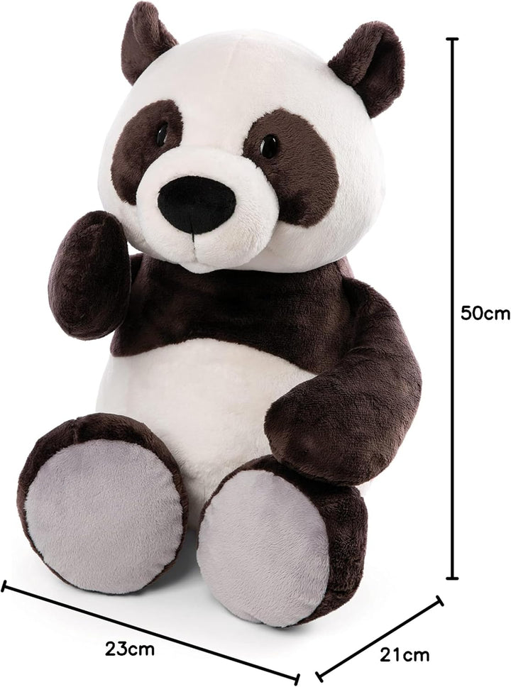 NICI Kuscheltier Panda Pandaboo 50 cm – Stofftier aus weichem Plüsch zum Kuscheln und Spielen, extra