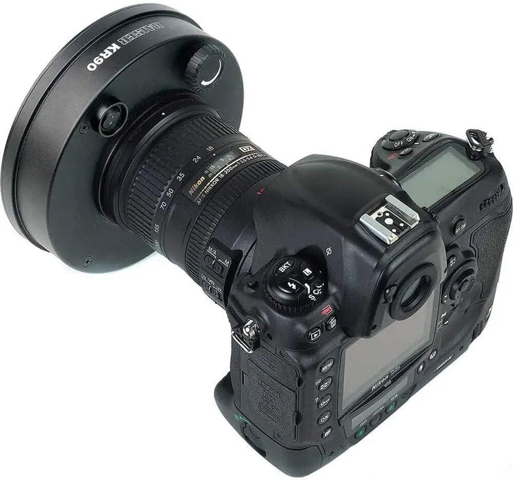 Kaiser Fototechnik 3250 KR90 Ringleuchte (30x DREI-Chip LED, Filtergewinde 77mm) mit integrierter Ak