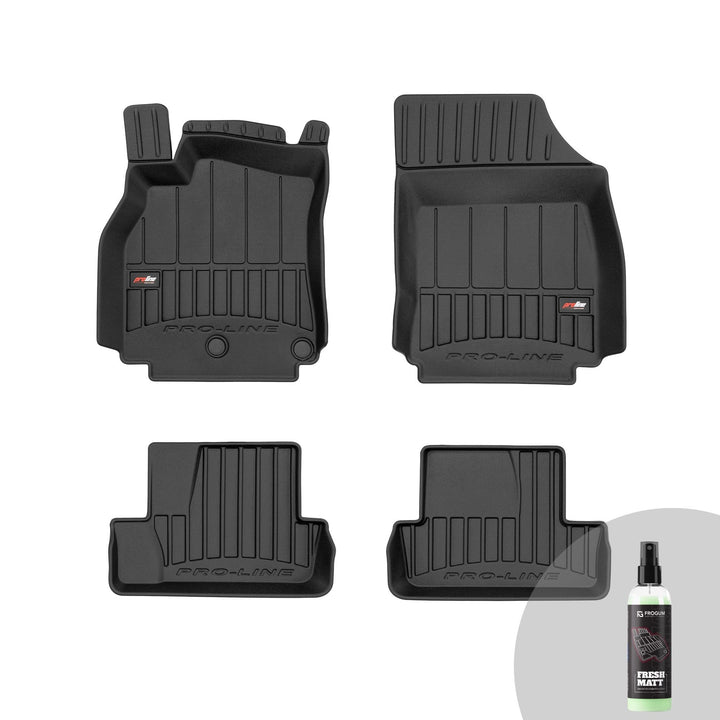 FROGUM ProLine 3D Gummimatten Exklusiven Auto Fussmatten Autofussmatten für Renault Megane III Sport