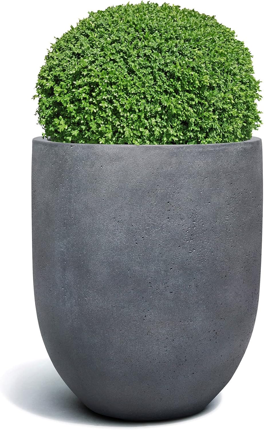 ESCHBACH® Pflanzkübel Tall Egg Pot 40 Blei Grau Rund * 40 x 40 x 47 cm * 10 Jahre Garantie 40x40x47,
