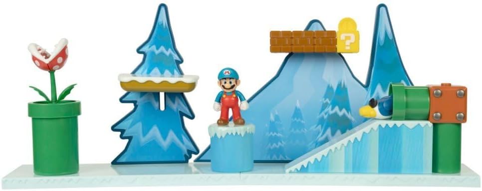 Spielset Cumbres Granizadas Deluxe Super Mario Bros