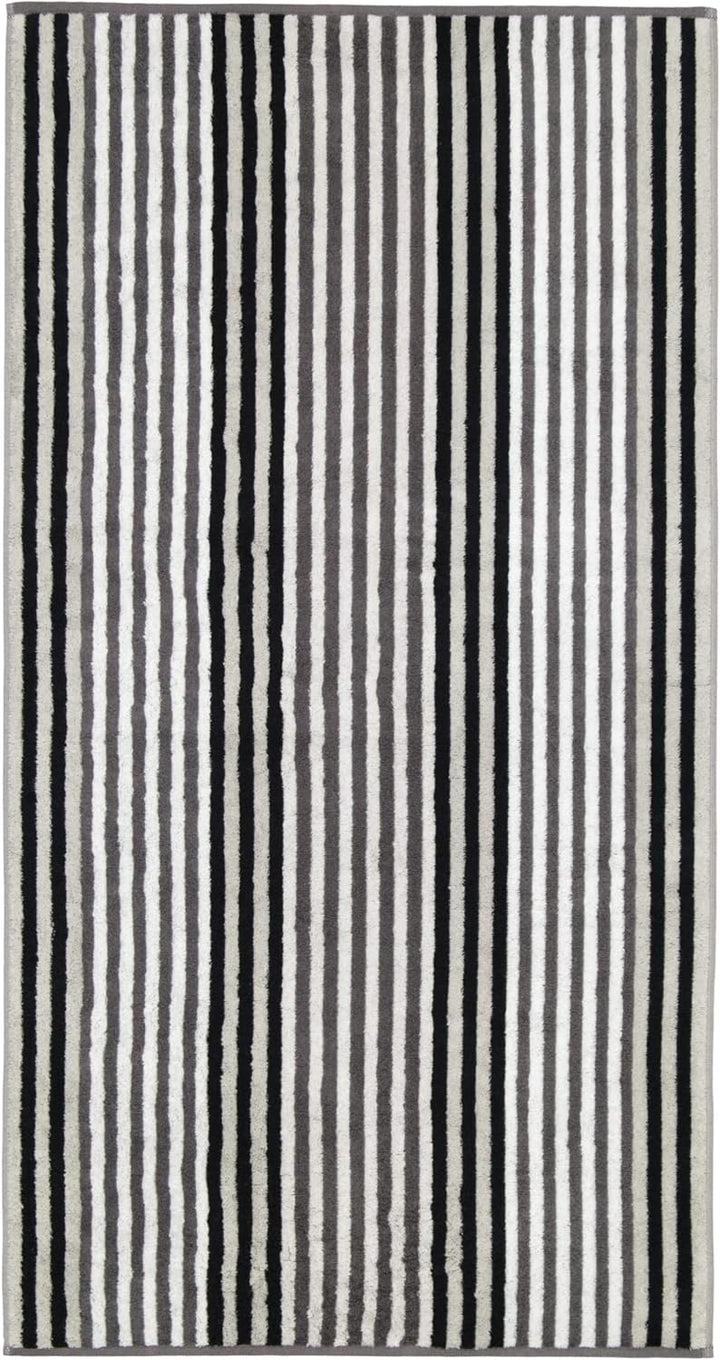 CAWÖ Home Handtücher Delight Streifen 6218 Platin - 77 Duschtuch 70x140 cm, Duschtuch 70x140 cm