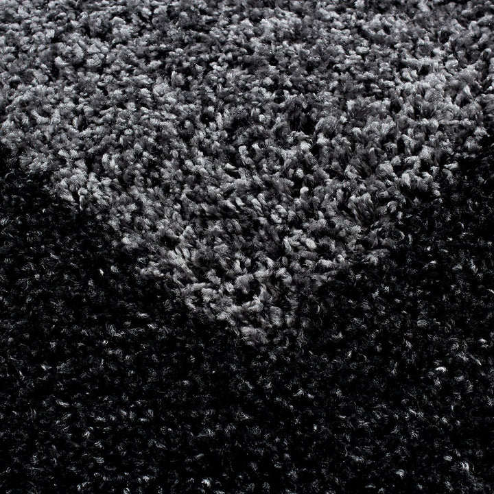 Carpettex Hochflor Teppich Wohnzimmer Shaggy Flokati Teppich Modern Bordüre Design 100 x 200 cm Flur