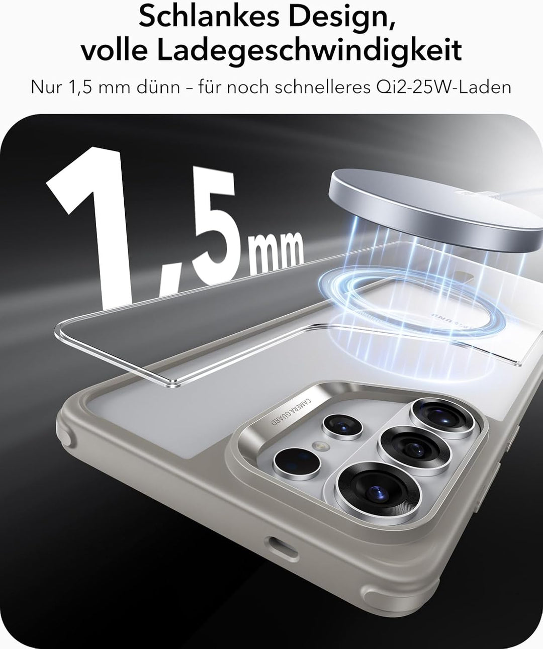 ESR für Samsung Galaxy S26 Ultra Hülle für MagSafe, TOP MIlitärnorm Schutz, Magnetische Handyhülle S