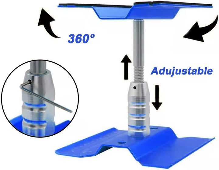 RC Car Work Stand Aluminium Reparatur Workstation mit Schraubablage RC Einstellbare Lineal für 1/10