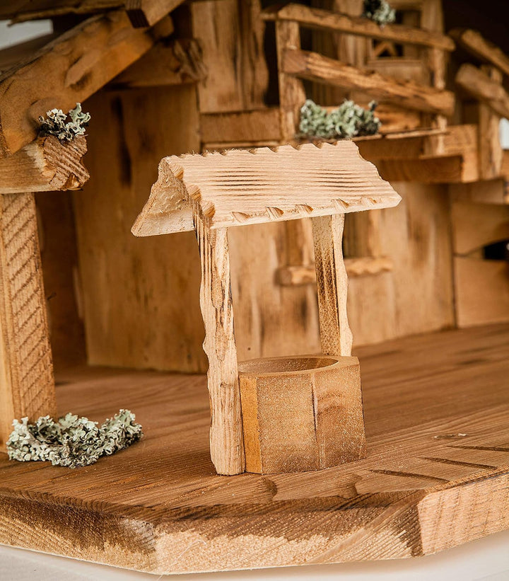 Holz und Gartentrends Weihnachtskrippe Krippe Krippenstall Weihnachten Weihnachtskrippen Tischkrippe