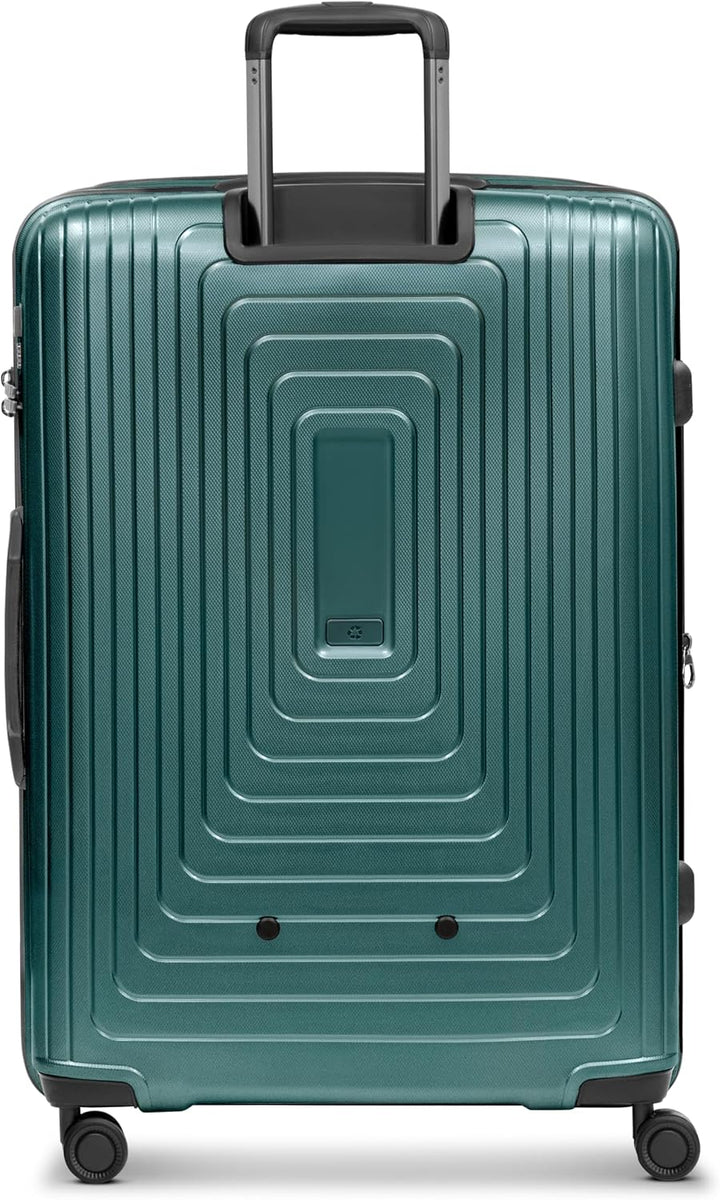 REDOLZ Hartschalen Koffer-Set 2-teilig Laptopfach L | 40 x 23 x 55 cm, 52 x 34 x 77 cm, Dehnfalte, P