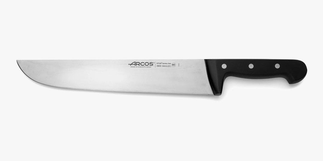 Arcos Serie Universal - Metzgermesser - Klinge Nitrum Edelstahl 300 mm - HandGriff Polyoxymethylen (