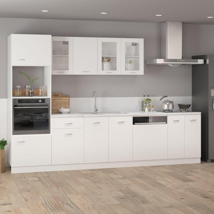 Hängeglasschrank Weiss 80x31x60 cm Holz KüChenschrank HäNgeschrank KüChe Vorratsschrank Schrank Klei