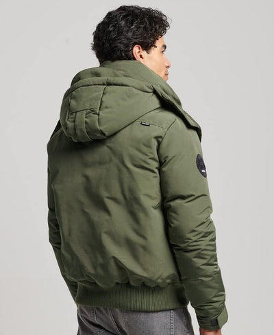 Superdry Herren Expedition Everest Bomber-Steppjacke Verwaschenes Kaki XL