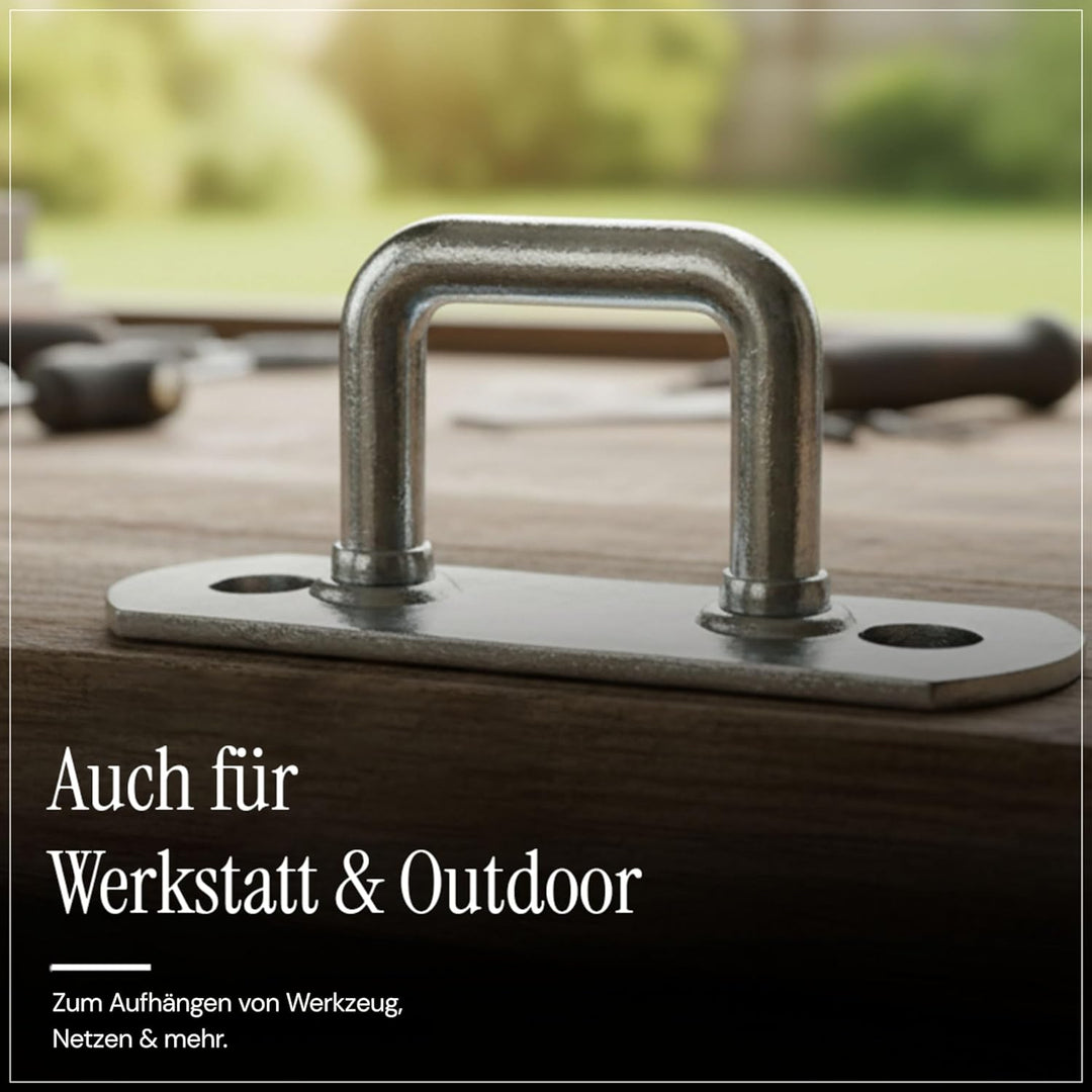 EnB Riemenkrampe 11x34 mm – 20 Stück verzinkte Planenhaken Made in Germany – extrem widerstandsfähig