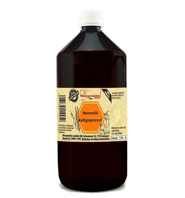 Neemöl kaltgepresst (1000 ml) Neem Öl 1 L Liter