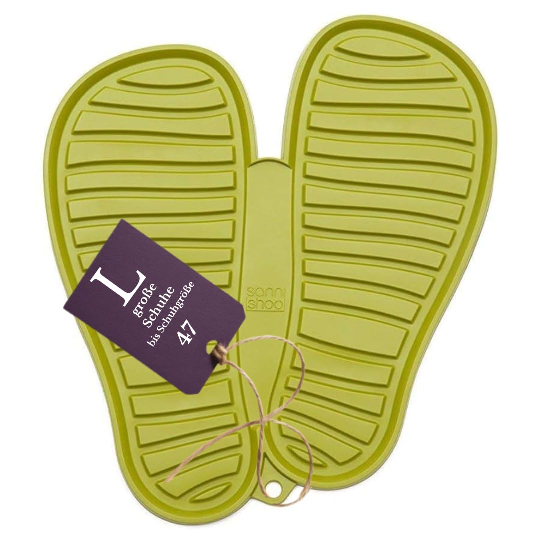 Sanni Shoo Shoo.Pad Schuhablage Schuhabtropfschale – Waschbare Schuhmatte in versch. Grössen & Farbe