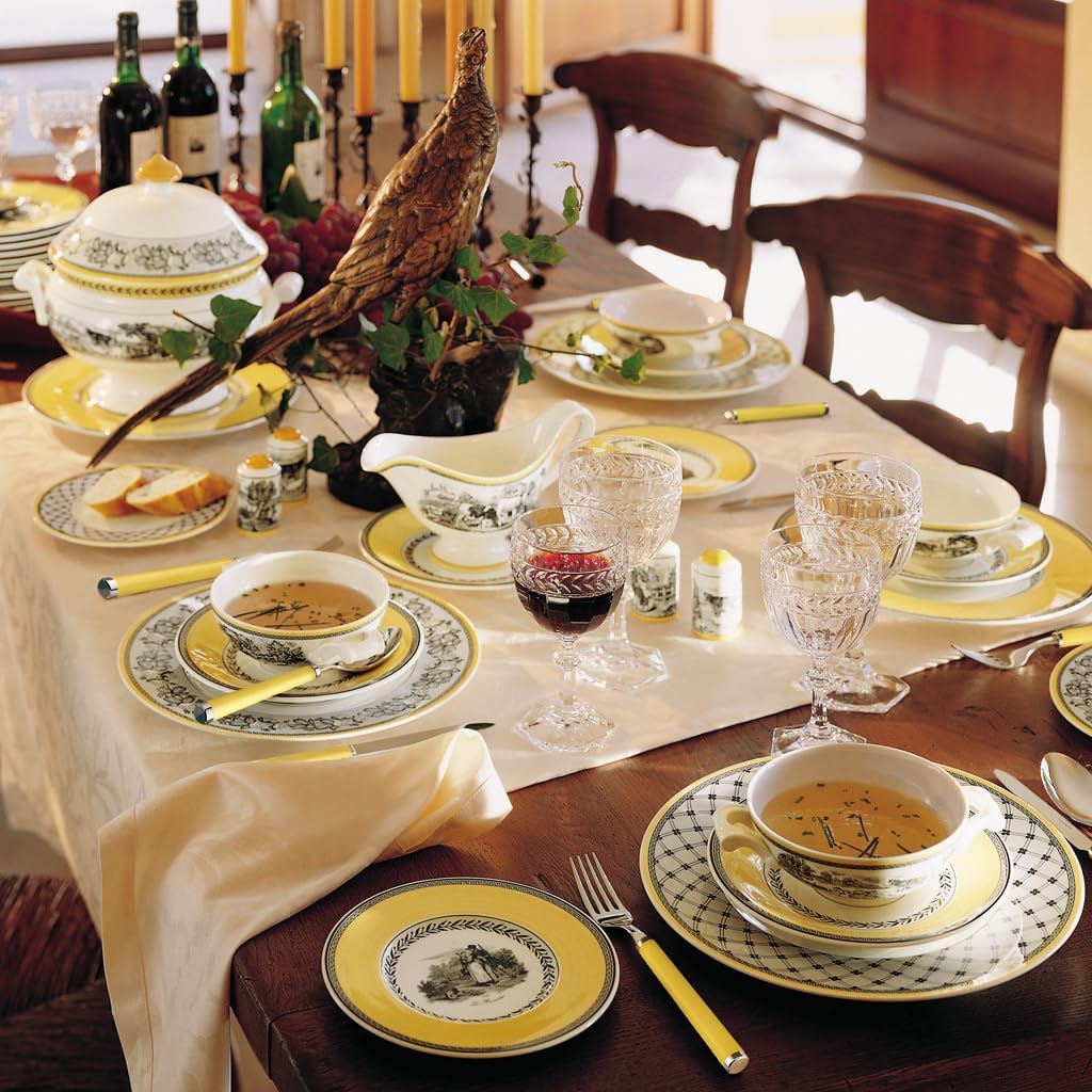 Villeroy und Boch Audun Ferme Brotteller, Premium Porzellan 16 cm Sauceboat/Brot und Butter, 16 cm S