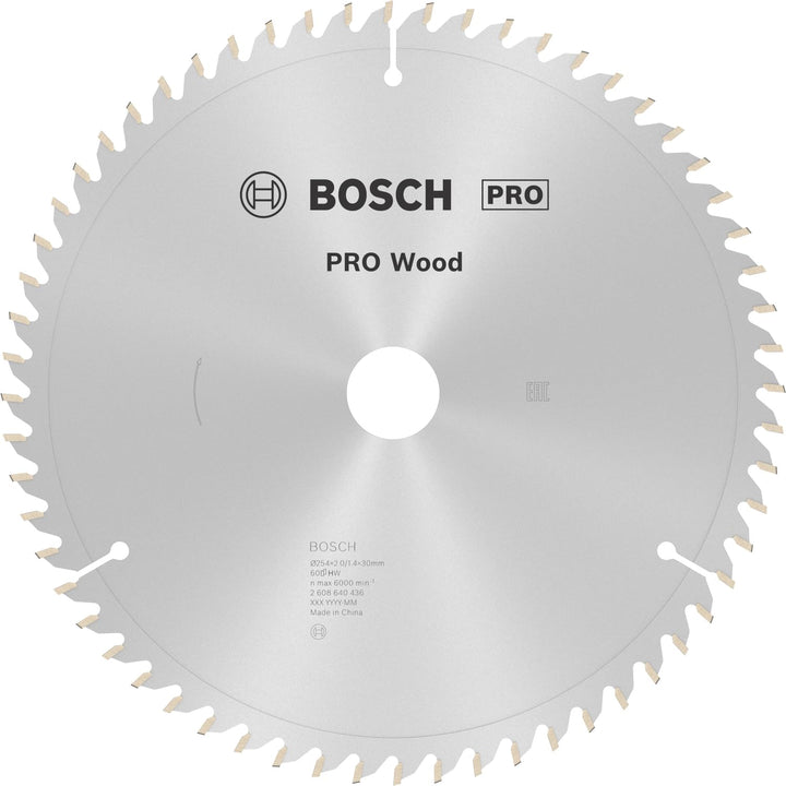 Bosch Accessories Bosch Professional 1x Kreissägeblatt Optiline Wood (Sägeblatt für Holz, Ø 254 x 30