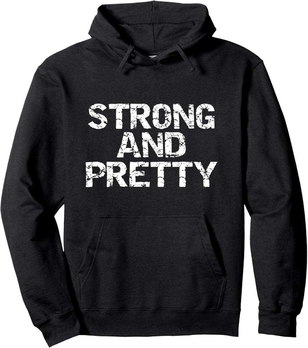 Training Bodybuilding Muskel Pulli Strong and pretty Pullover Hoodie