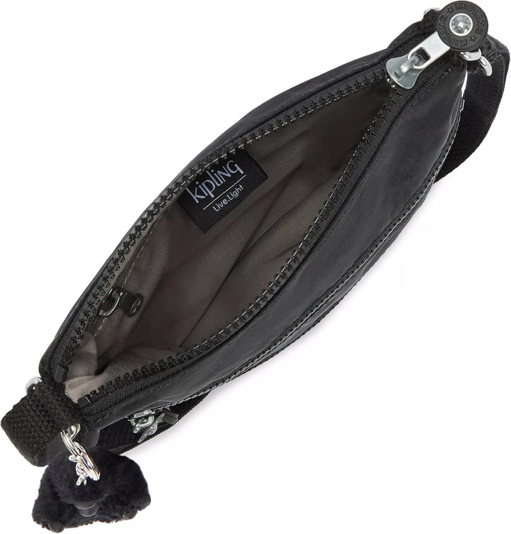 Kipling Damen Keiko Crossbody Tasche 8"L x 9"H x 1.25"D Black Noir, 8"L x 9"H x 1.25"D Black Noir