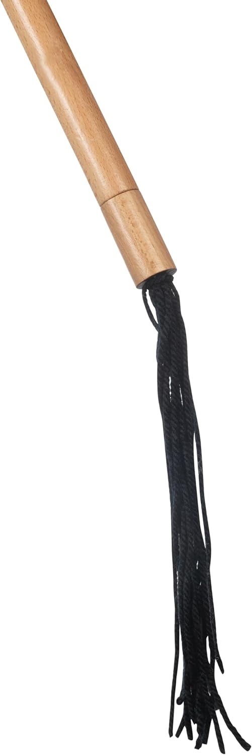 HKM - Hobby Horse Premium, Buckskin mit Halfter, Schweif & abschraubbarem Stock, Steckenpferd für Ki