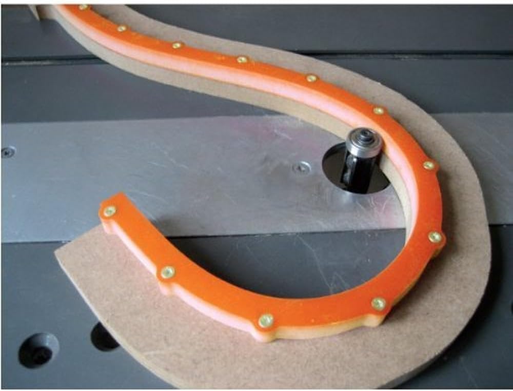 CMT TMP-1000 Flexible Schablone für gebogene und gewölbte Routing, 23/32 x 23/32 Zoll