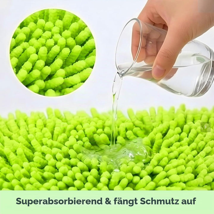 6 Stück für Swiffer Bodentücher Tücher Mikrofaser Set 25,4x11,5cm Wiederverwendbar für Swiffer Sweep