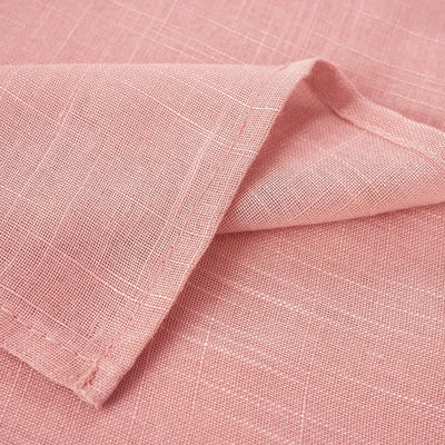 MIULEE 2er Set Voile Vorhang Sheer Leinenvorhang mit Ösen Transparente Leinen Optik Gardine Ösenscha