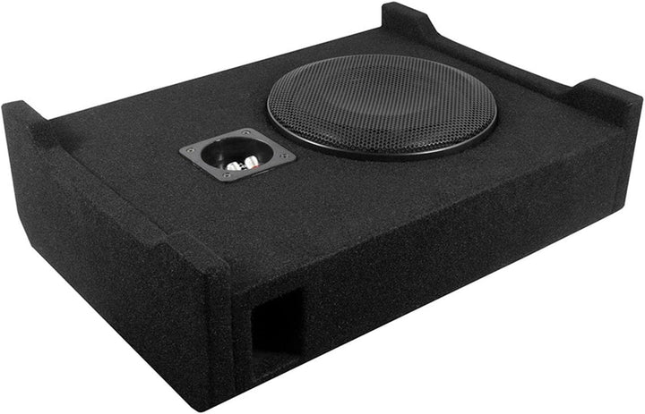 Crunch CBP 1000F | Flacher Subwoofer + 4-Kanal-Verstärker + kompletter Kabelsatz