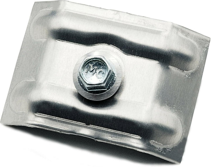 200 Stück Kalotten 33/48 + 4,8 x 80 mm VZ Blank Trapezblechschrauben Selbstbohrend Verzinkter Stahl
