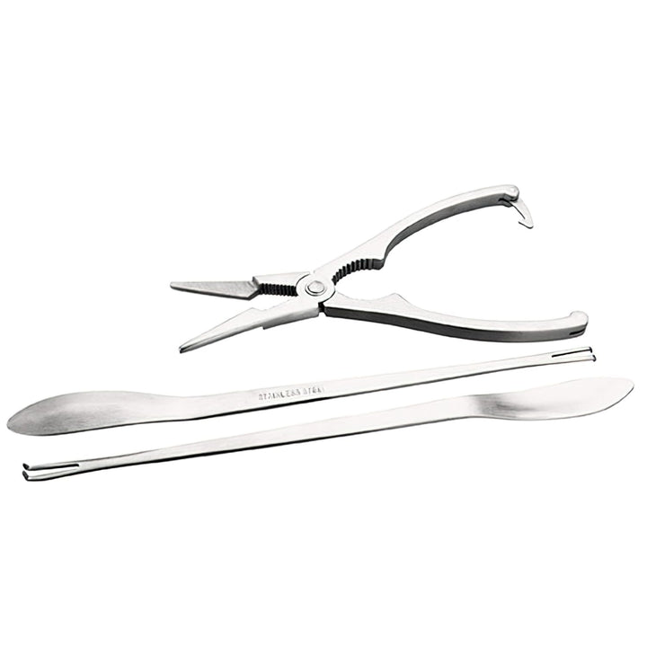 Set TENAZA DE MARISCO Y 2 TENEDORES INOX