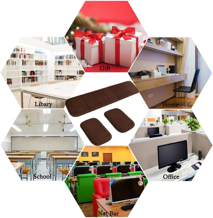 2 Sätze ergonomische Computer Ellbogen Handgelenkauflage Pad, MERYSAN Lange & kurze Kombination Hand