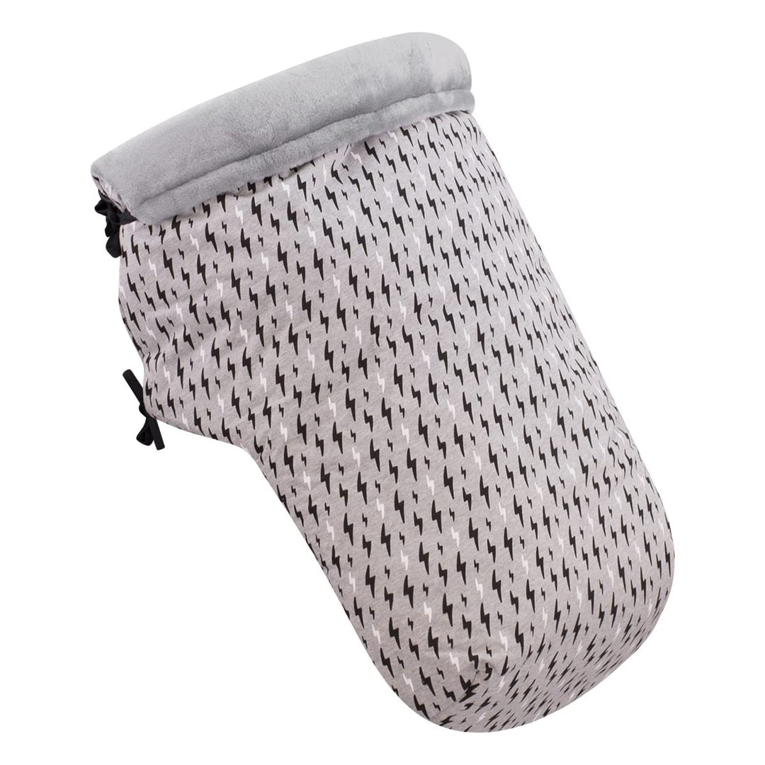 JYOKO KIDS Universal Baby Fusssack Kinderwagen, Extra Weicher Fleece für den Winter (BLACK RAYO, Fle